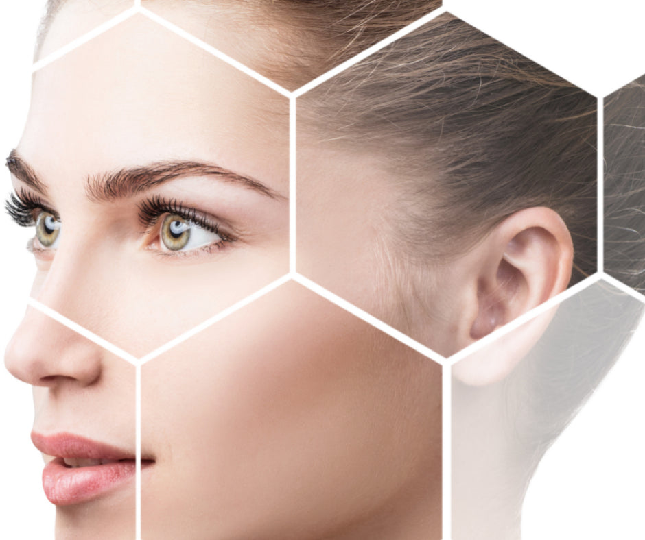 Mature woman illustrating research into skin aging