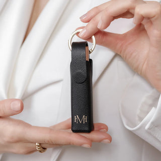 Ecrin Couture - Black Leather Case for Elixir de Volume