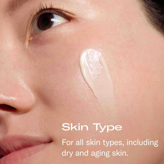 skinbetter science Trio Luxe Rich Face Moisturizer texture swatch on skin