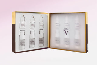 Valmont Hair & Scalp Cellular Treatment vials shown from the left