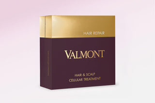 Valmont Hair & Scalp Cellular Treatment vials shown from the right