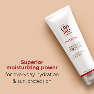 EltaMD UV Lotion Broad Spectrum SPF 35 moisturizing face and body sunscreen for everyday hydration