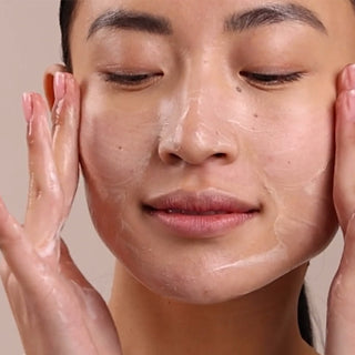 Eminence Clear Skin Probiotic Cleanser, close-up of the texture