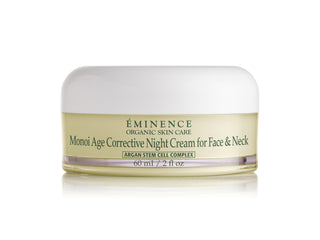 Eminence Monoi Age Corrective Night Cream for Face & Neck 2 fl oz jar