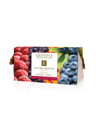 Eminence Firm Skin Starter Set, shown in use