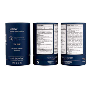 sunbetter by skinbetter science TONE SMART SPF 75 Sunscreen Lotion 50 mL packaging