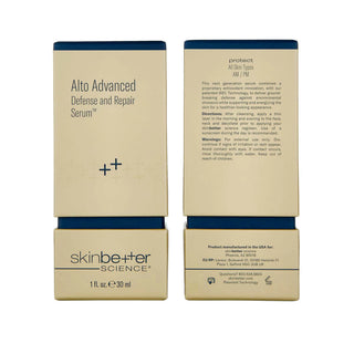 skinbetter science Alto Advanced Antioxidant Face Serum, packaging