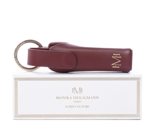 Ecrin Couture - Burgandy Leather Case for Élixir de Volume
