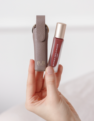 Ecrin Couture - Taupe Leather Case for Élixir de Volume