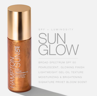Hampton Sun SPF 50 Sun Glow Luminous Body Oil