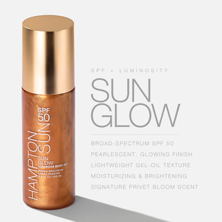 Hampton Sun SPF 50 Sun Glow Luminous Body Oil, additional product view