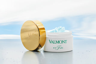 Valmont Icy Falls jar with its outer packaging