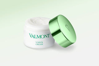 Valmont V-Neck Cream texture on skin