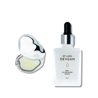 Dr. Lara Devgan Longevity Duo with NAD+ Glutathione Serum and Barrier Balm