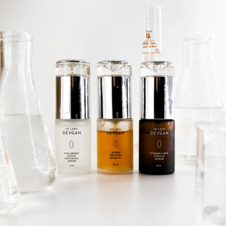 Dr. Lara Devgan Serum Superheroes with glassware