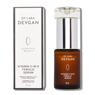 Dr. Lara Devgan Vitamin C+B+E Ferulic Serum with box