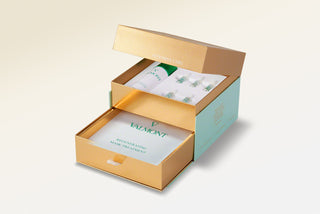 Valmont Eye Regenerating Mask applied around the eye