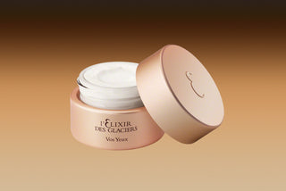 Valmont Vos Yeux cream texture on skin