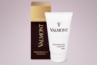 Valmont Regenerating Cleanser in use