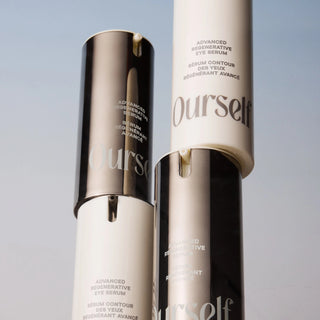 Ourself Advanced Regenerative Serum and Eye Serum product arrangement