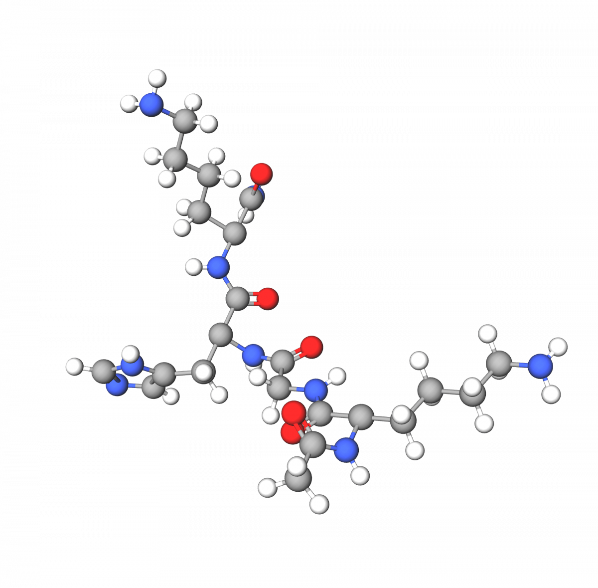 Acetyl Tetrapeptide-3 molecule